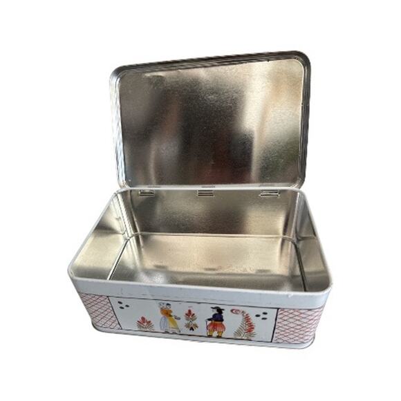 Vintage Quimper French Biscuit Tin Massilly France Tin Box - Picture 8 of 10